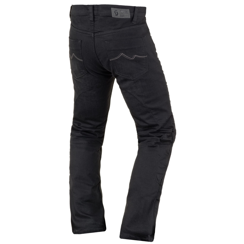 SCOTT Denim Stretch mootorratta teksad mustad
