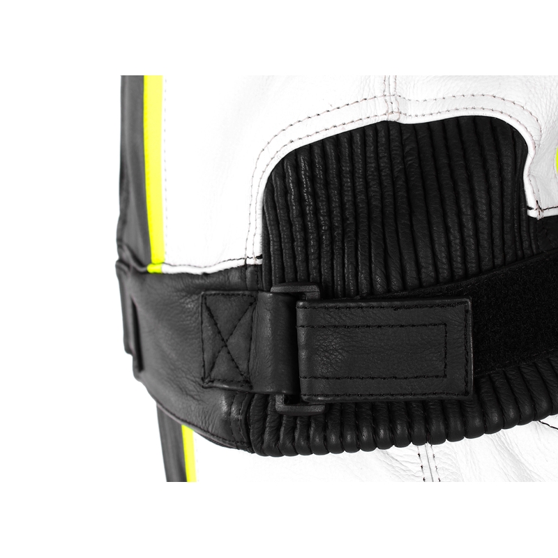 RSA Imola 2 must-valge-fluo kollane mootorratta kombinesoon allahindlus