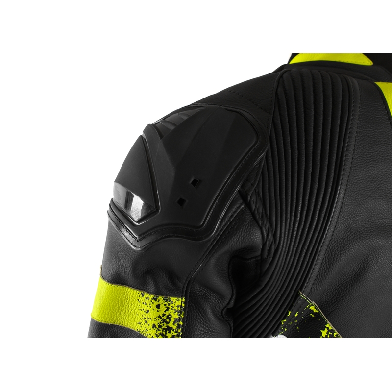 RSA Imola 2 must-valge-fluo kollane mootorratta kombinesoon allahindlus