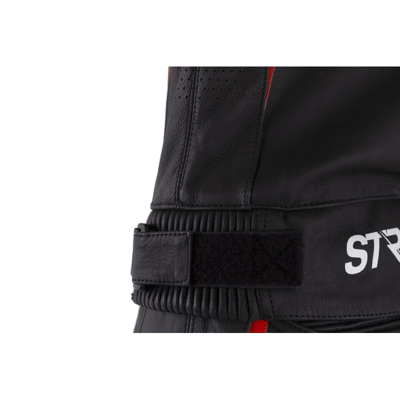 Street Racer Fast Track 2 must, valge ja punane mootorratta kombinesoonid allahindlus
