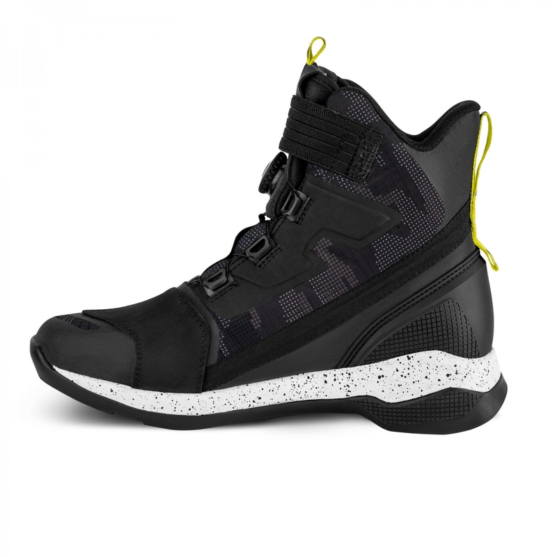 Shima Takeshi must-kamo-fluo-kollased mootorratta saapad
