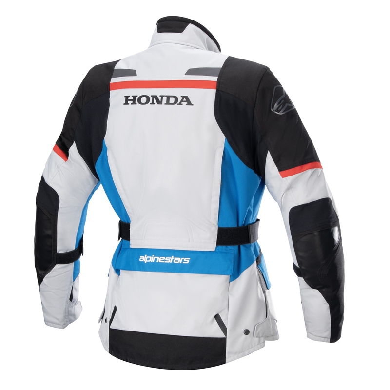 Alpinestar naiste Stella Andes Drystar Honda Hall-must-sinine-punane mootorratta jope 23