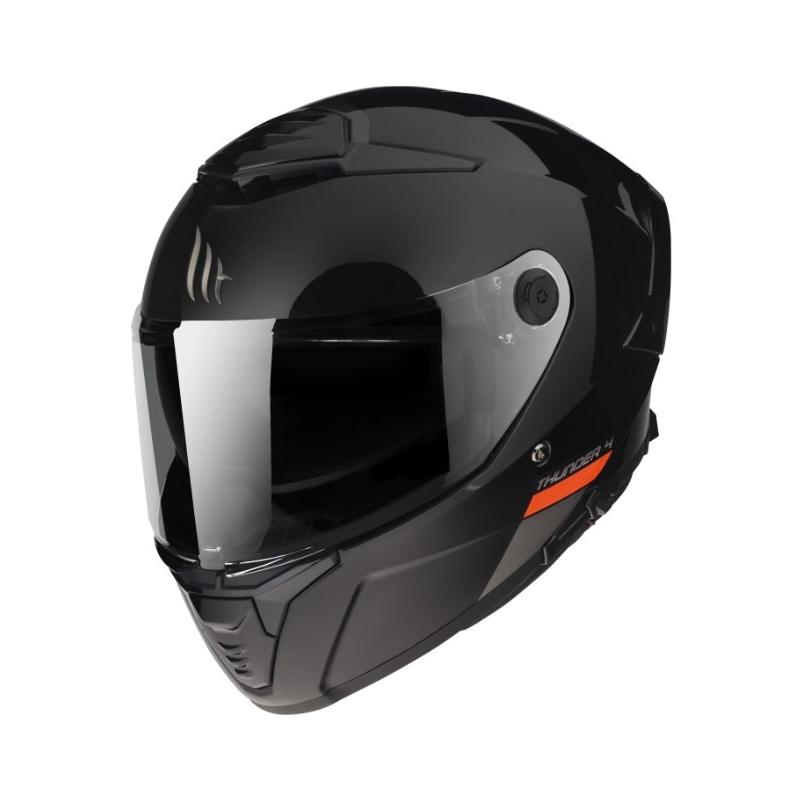 Täismaskiiver mootorrattale MT FF118SV Thunder 4 SV must läikiv