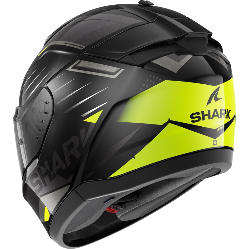 Integrální přilba na motorku SHARK RIDILL 2 BERSEK černo-šedo-fluo žlutá