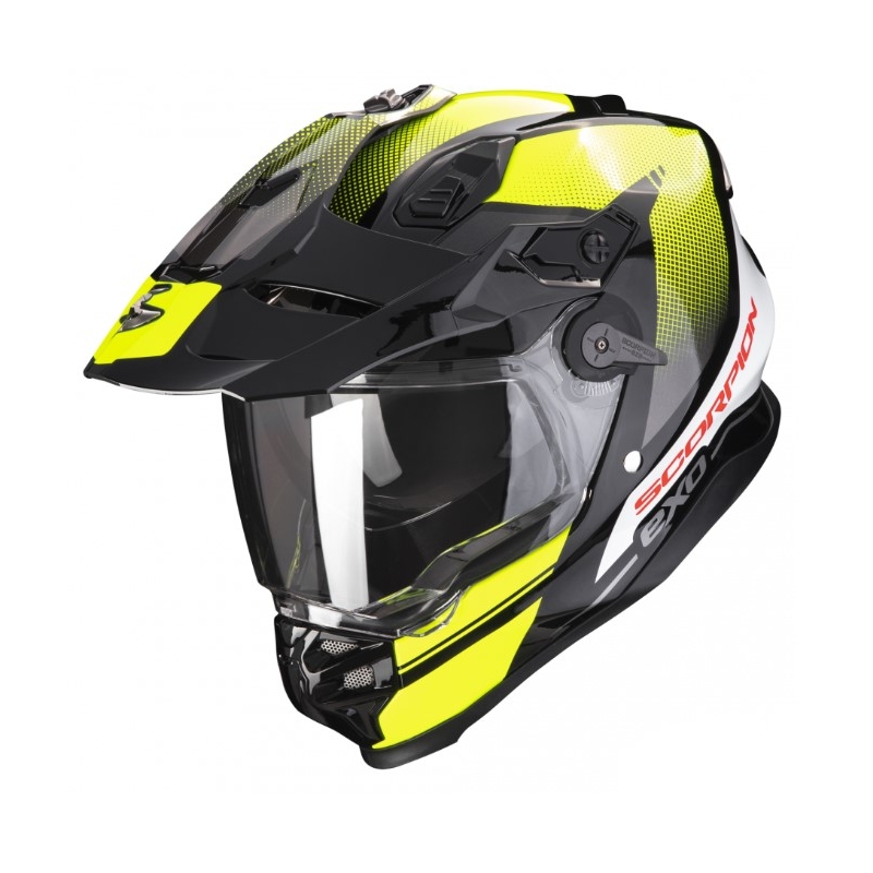 Enduro mootorratta kiiver SCORPION ADF-9000 AIR Trail must-fluo kollane