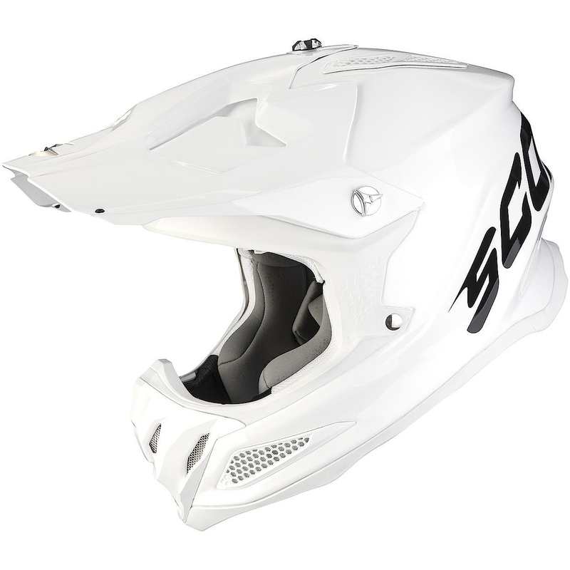 Motokrossikiiver Scorpion VX-22 Air Solid valge