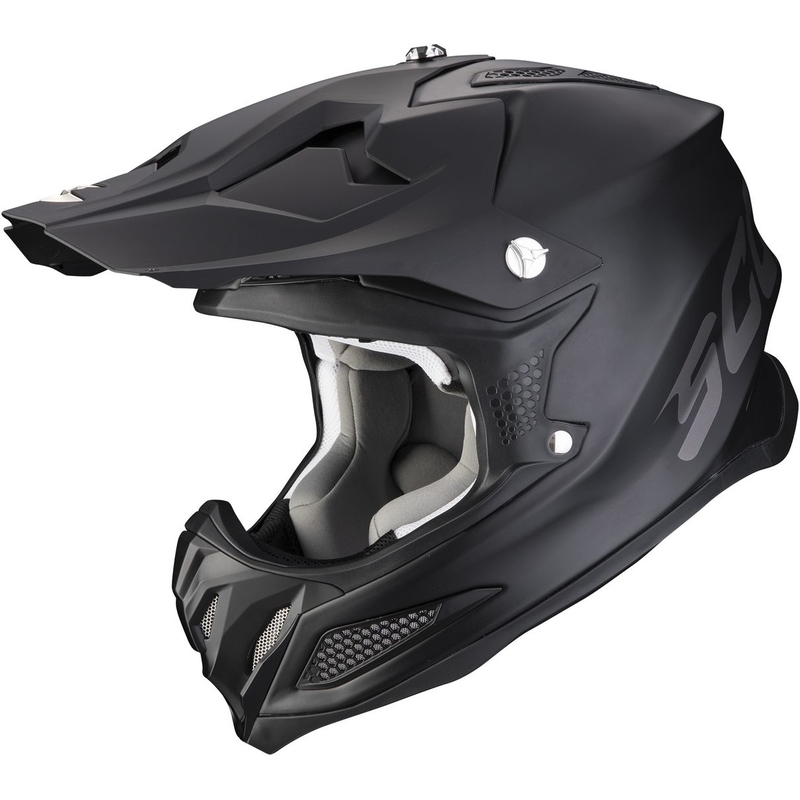 Motokrossikiiver Scorpion VX-22 Air Solid must matt