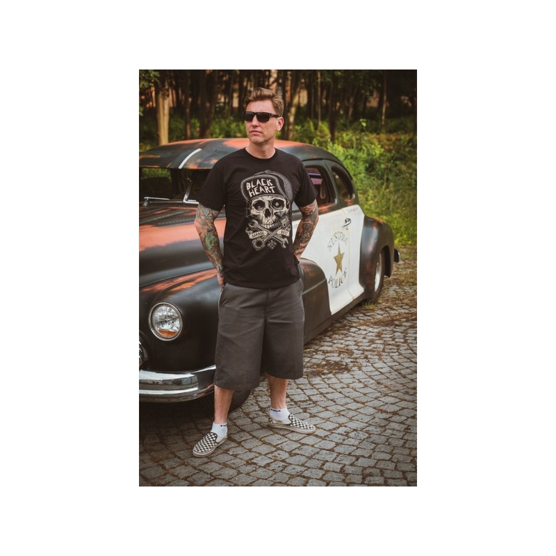 Meeste T-särk Black Heart Garage Built