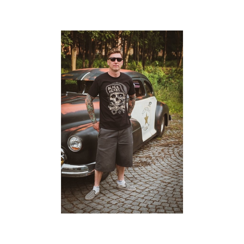 Meeste T-särk Black Heart Garage Built