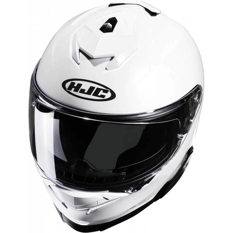 HJC i71 Solid Pearl White Integraalne mootorratta kiiver