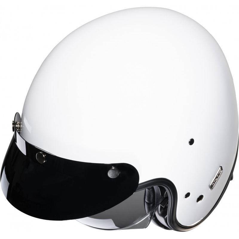 Avatud mootorratta kiiver HJC V31 Solid valge