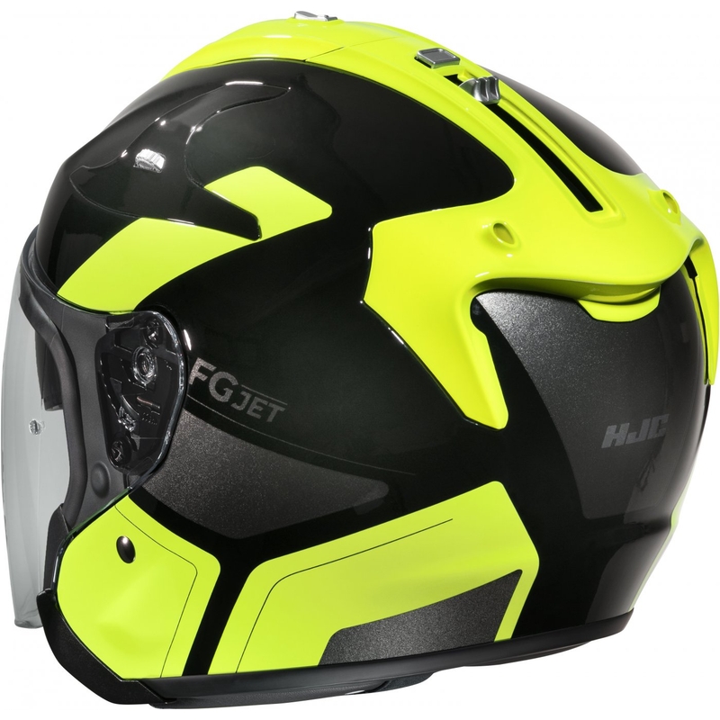 Otevřená přilba na motorku HJC FG-JET Epen MC3H černo-fluo žlutá
