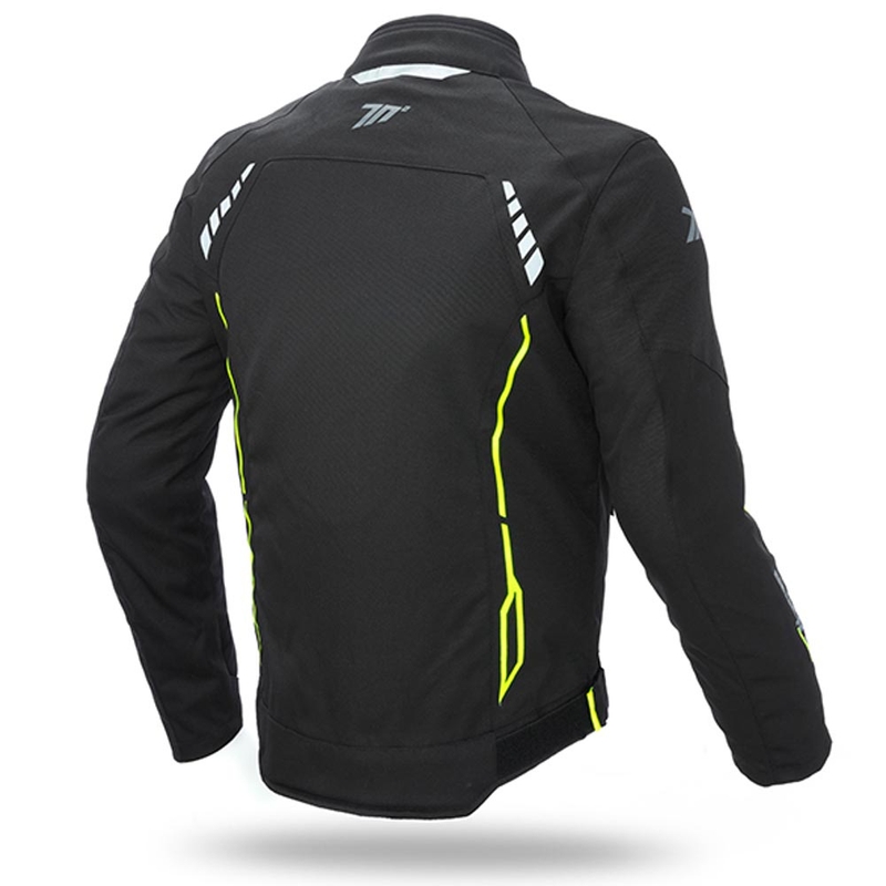 Mootorratta jope SEVENTY DEGREES SD-JR65 must-fluo kollane