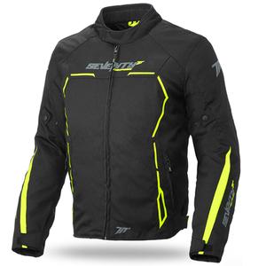 Mootorratta jope SEVENTY DEGREES SD-JR65 must-fluo kollane