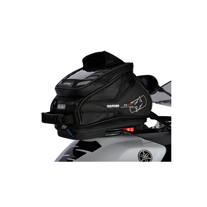Tankikott mootorratta Oxford Q4R QR-must
