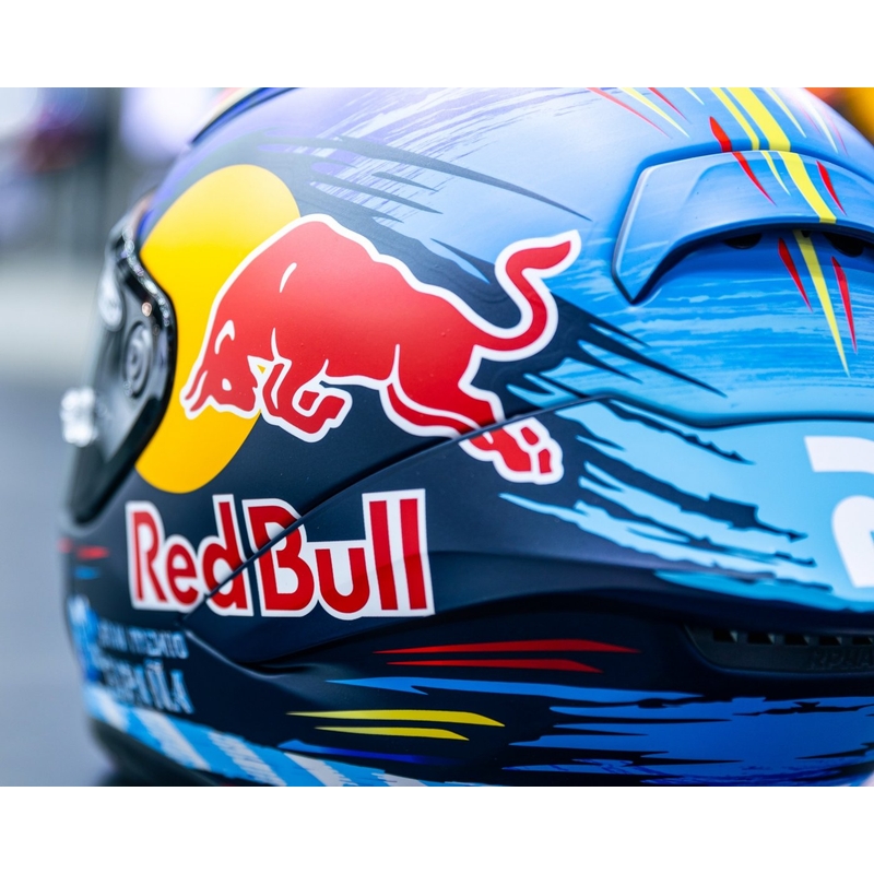 Integrální přilba na motorku HJC RPHA 1 Redbull Jerez GP MC21SF červeno-žluto-modrá