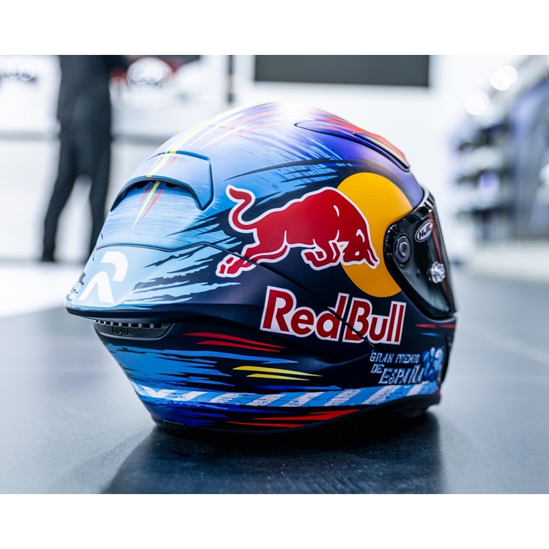 Integrální přilba na motorku HJC RPHA 1 Redbull Jerez GP MC21SF červeno-žluto-modrá