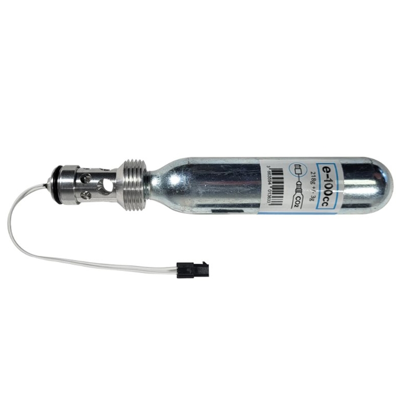 Püropomm lukuga E-100 cc HELITE elektrooniliste turvapatjade jaoks