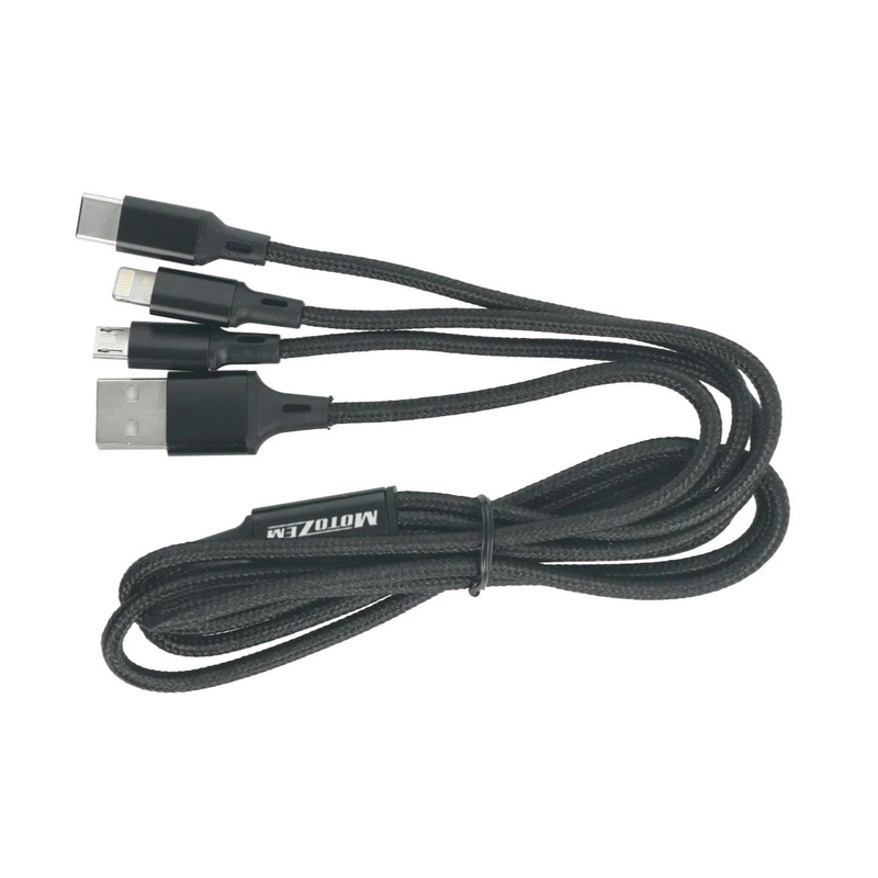 USB-kaabel 3in1 MotoZem