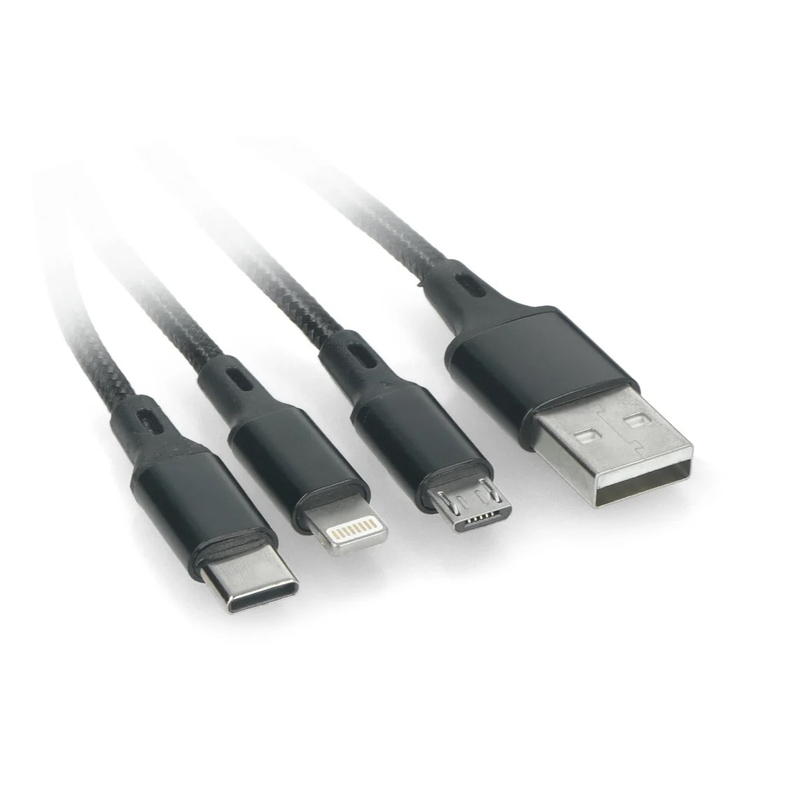 USB-kaabel 3in1 MotoZem