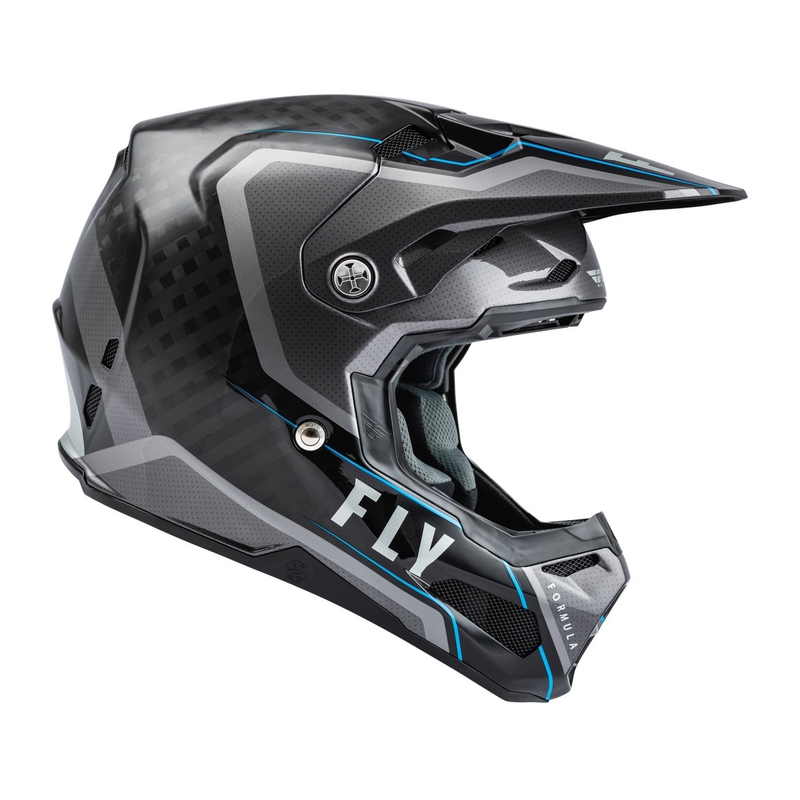 Motokrossikiiver FLY Racing Formula Axon must-hall-sinine