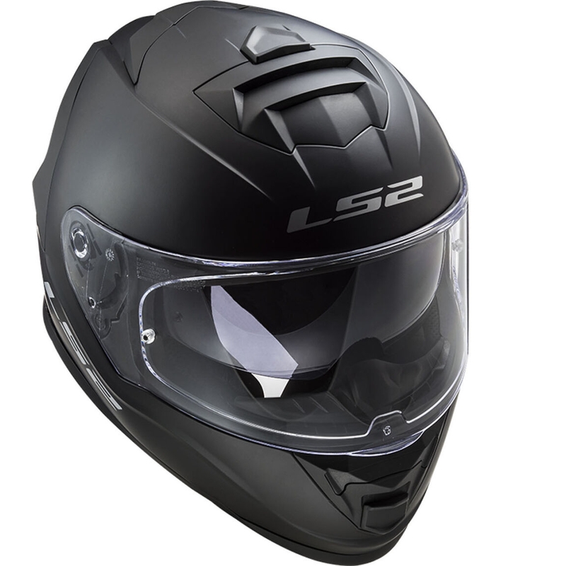 LS2 FF800 Storm II Solid Matte Black Integral mootorratta kiiver