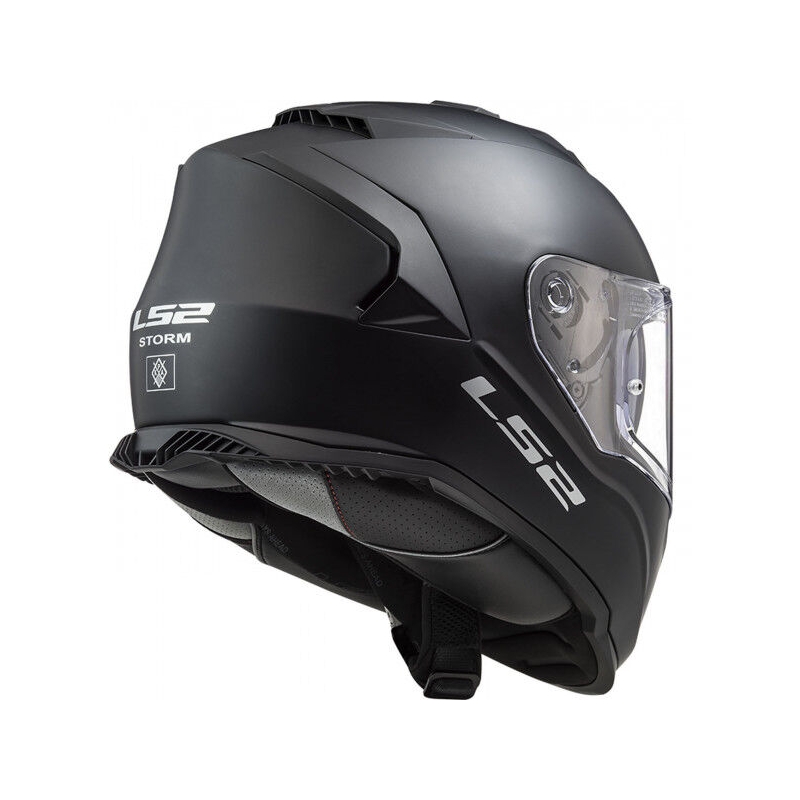 LS2 FF800 Storm II Solid Matte Black Integral mootorratta kiiver