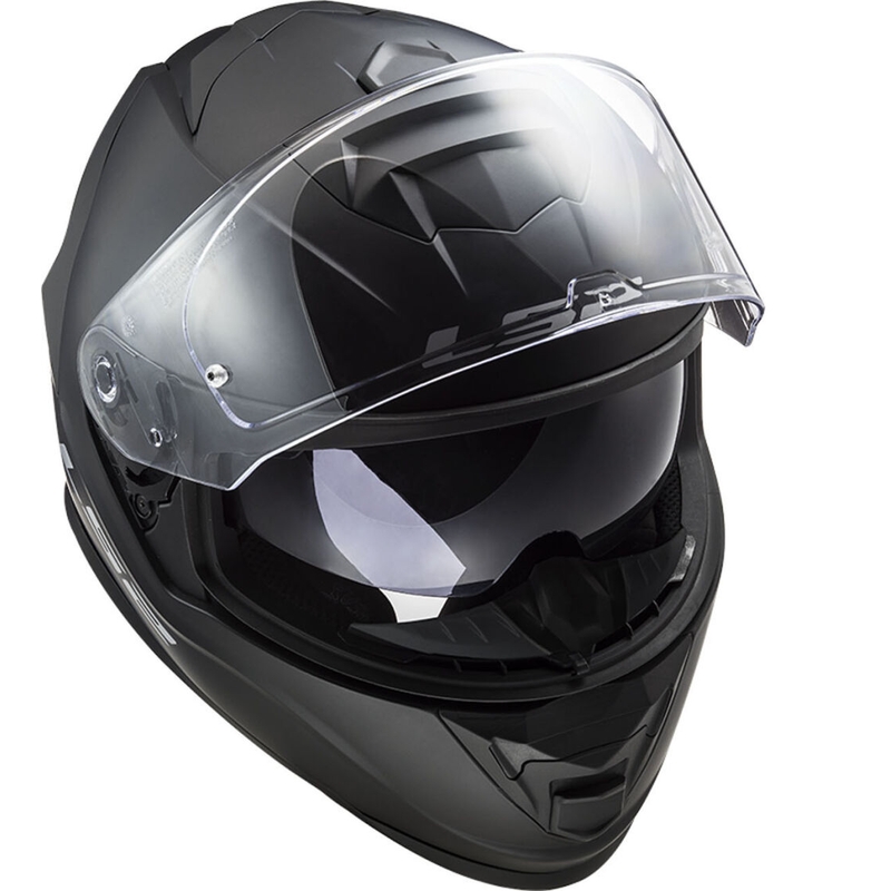 LS2 FF800 Storm II Solid Matte Black Integral mootorratta kiiver