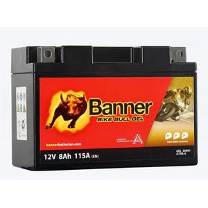 Gel aku Banner Bike Bull Gel 12V, YT9B-4, 8AH, 115A