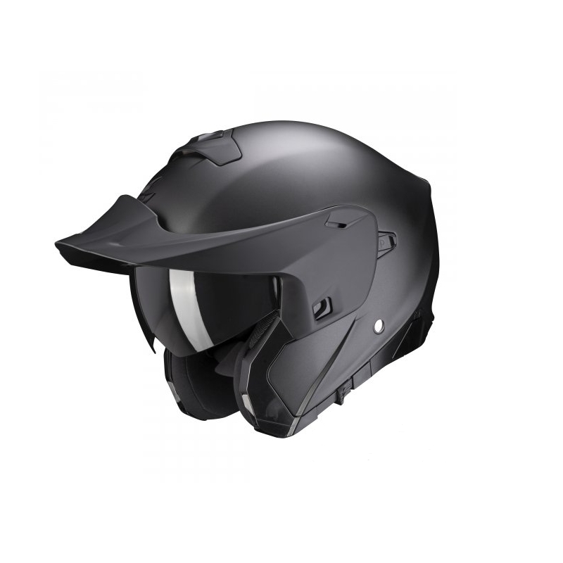 Ümberpööratav mootorratta kiiver Scorpion EXO-930 EVO Solid must matt