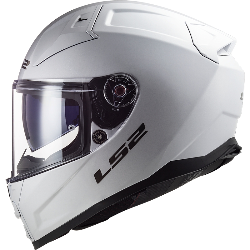 LS2 FF811 Vector II Solid White Integral mootorratta kiiver