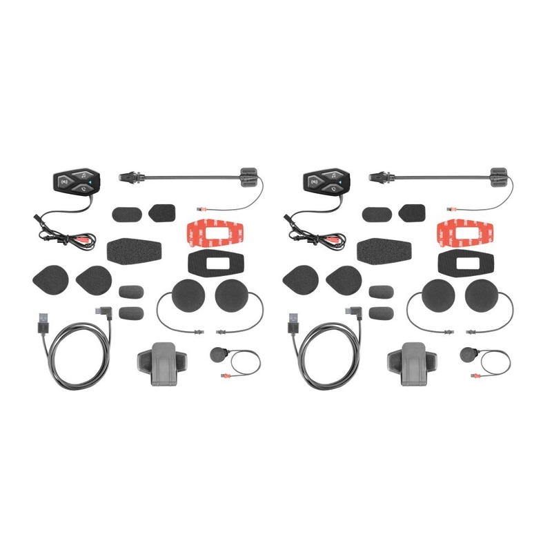 Bluetooth-peakomplekt Interphone U-COM3 Twin Pack
