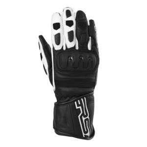 Mootorrattakindad RSA Gappa 2 must ja valge