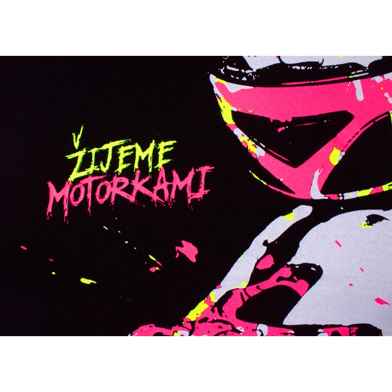Laste tüdrukute t-särk MotoZem - Me elame koos mootorratastega