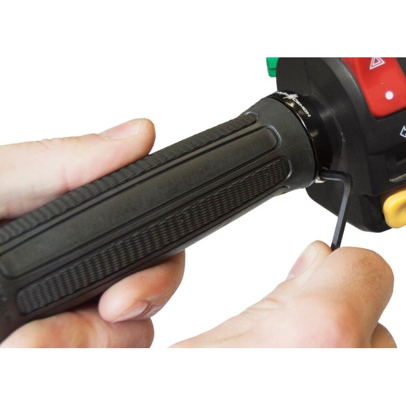 Soojendusega käepidemed SYMTEC ATV Clamp On High/Low RR mustad