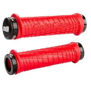 Käepidemed ODI TROY LEE DESIGNS SIGNATURE ATV LOCK-ON punane ja must