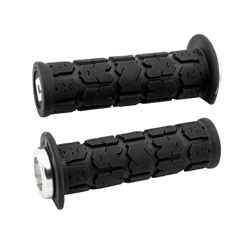 Käepidemed ODI ROGUE ATV LOCK-ON V2.1 125mm must-hõbedane