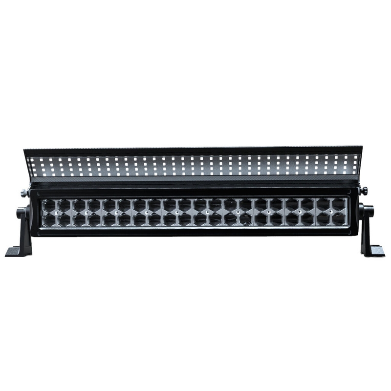 LED valgusramp koos kattega SHARK LED LIGHT BAR 21,5", 6D LED KATTEGA, 120W