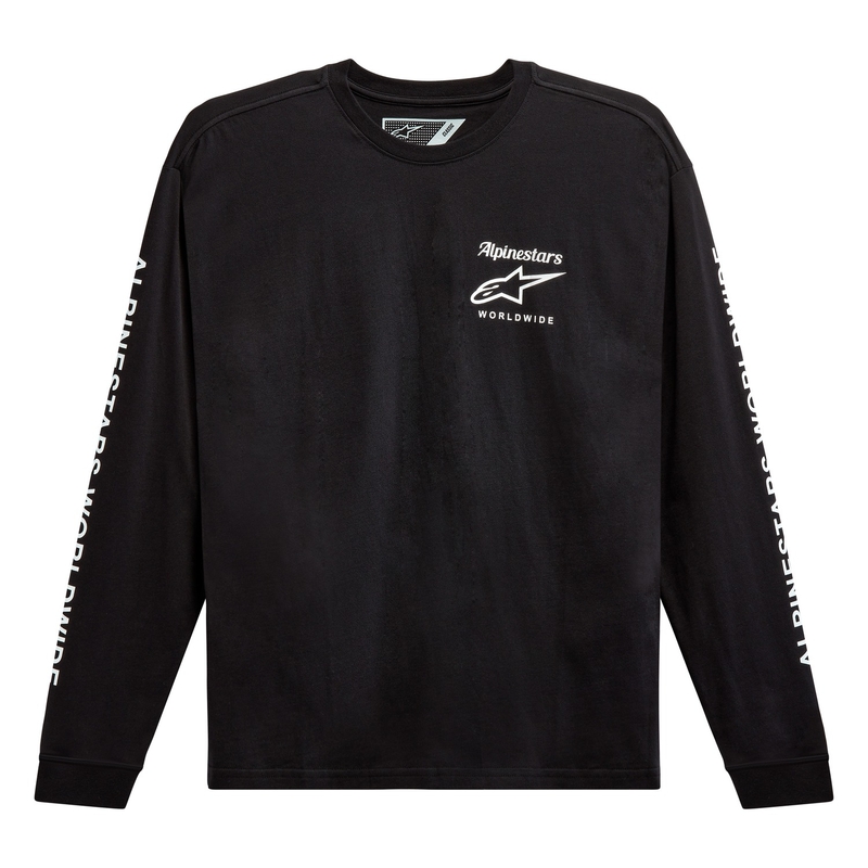 Triko Alpinestars Authenticated Tee černo-bílé