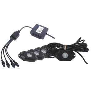 HAI LED VALGUS, RGB, MITMEVÄRVILINE, BLUETOOTH JUHTIMINE, 4 TK KOMPLEKTIS