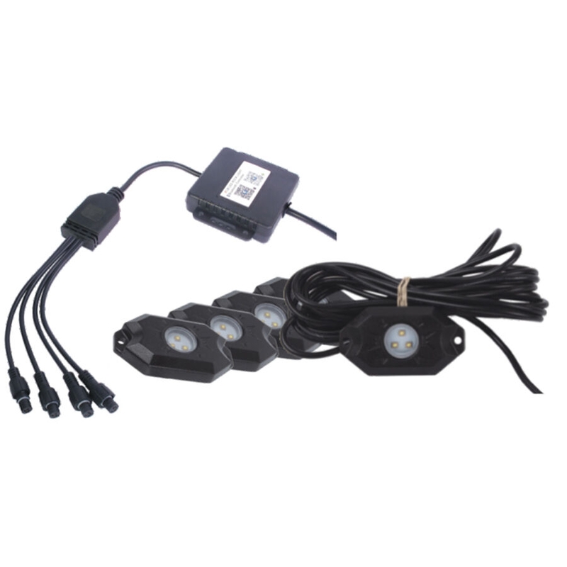 HAI LED VALGUS, RGB, MITMEVÄRVILINE, BLUETOOTH JUHTIMINE, 4 TK KOMPLEKTIS