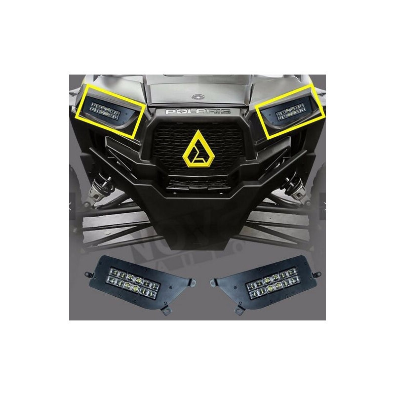 LED-esituled SHARK LED-esituled POLARIS ATV, UTV koos tagantjärele, 2KS