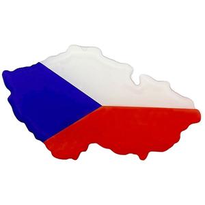 Tšehhi Vabariigi 3D kleebiskaart