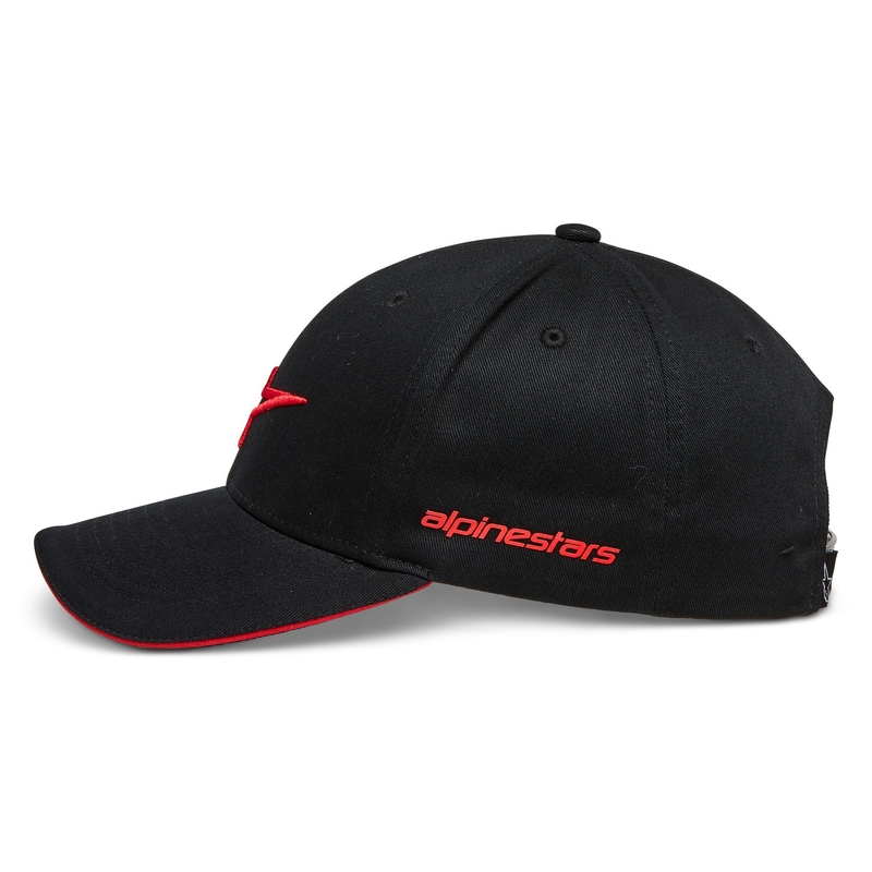 Alpinestars Rostrum müts must ja punane