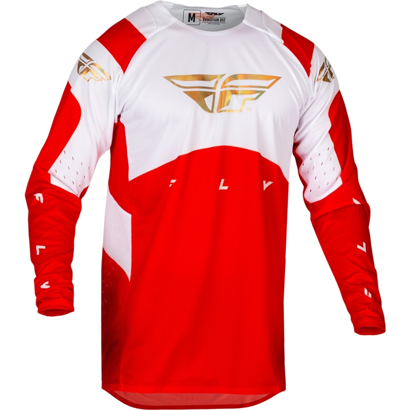 Motokrossitrikoo FLY Racing Evolution DST 2024 punane ja valge allahindlus