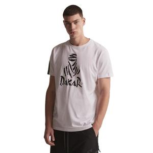 T-särk DAKAR DKR Logo 123 valge allahindlus