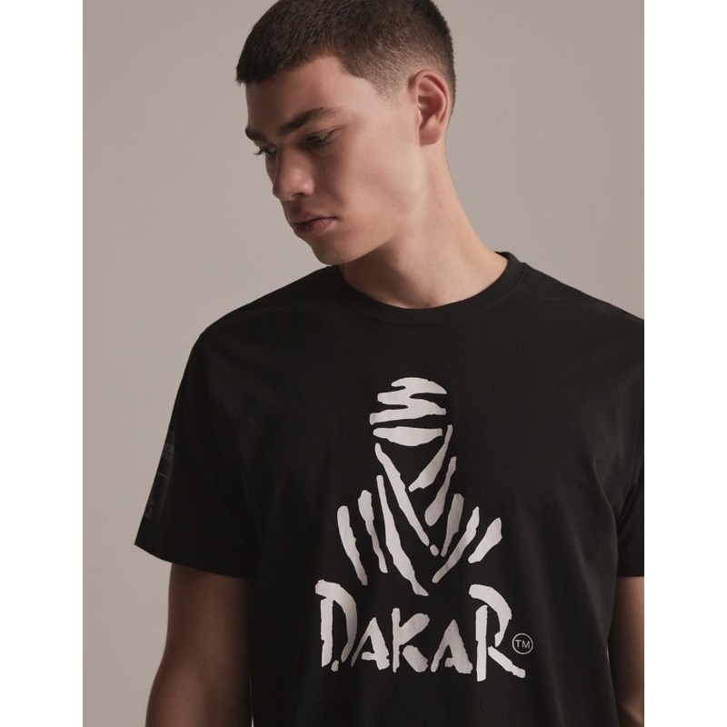 T-särk DAKAR DKR Logo 123 must