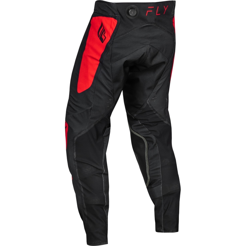 Motokrossi püksid FLY Racing Evolution DST must-punane allahindlus