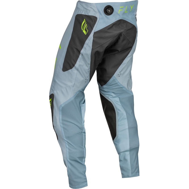 Motokrosové kalhoty FLY Racing Evolution DST 2024 šedo-černo-fluo zelené výprodej
