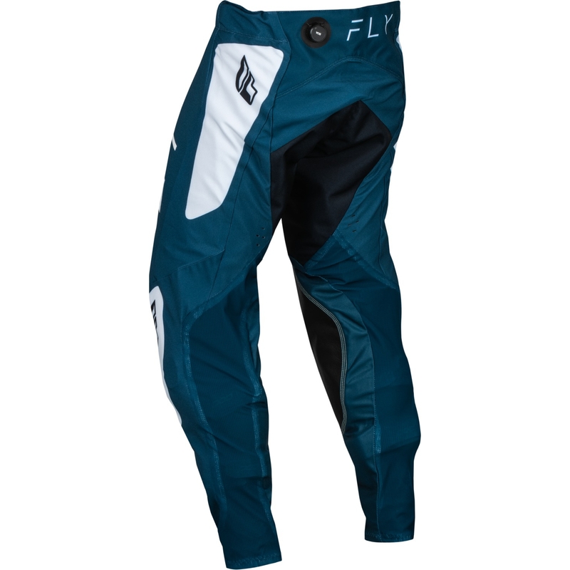 Motokrossi püksid FLY Racing Evolution DST sinine ja valge
